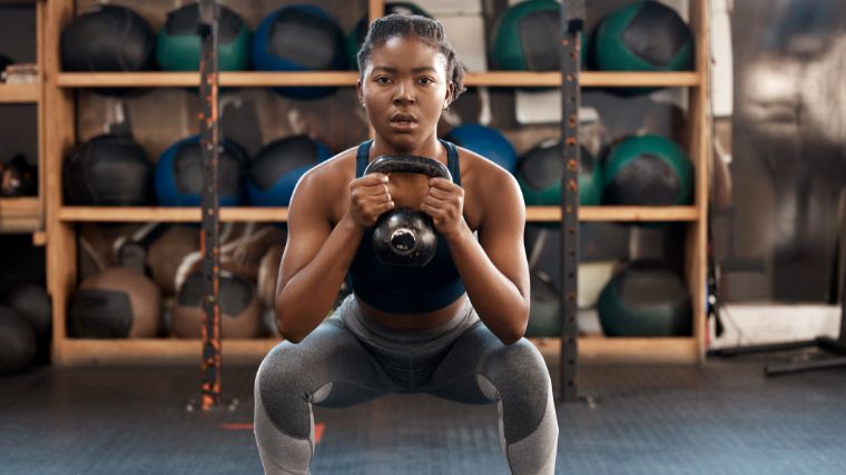 Kettlebell squats best sale for glutes