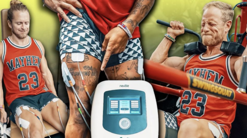 The Buttery Bros Supplement Their Leg Training with Electrical Stimulation