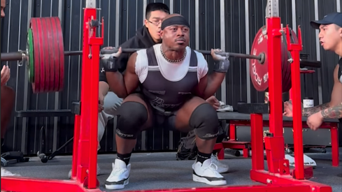 Russel Orhii (83KG) Raw Squats 22 kilograms Over IPF World Record For a Double