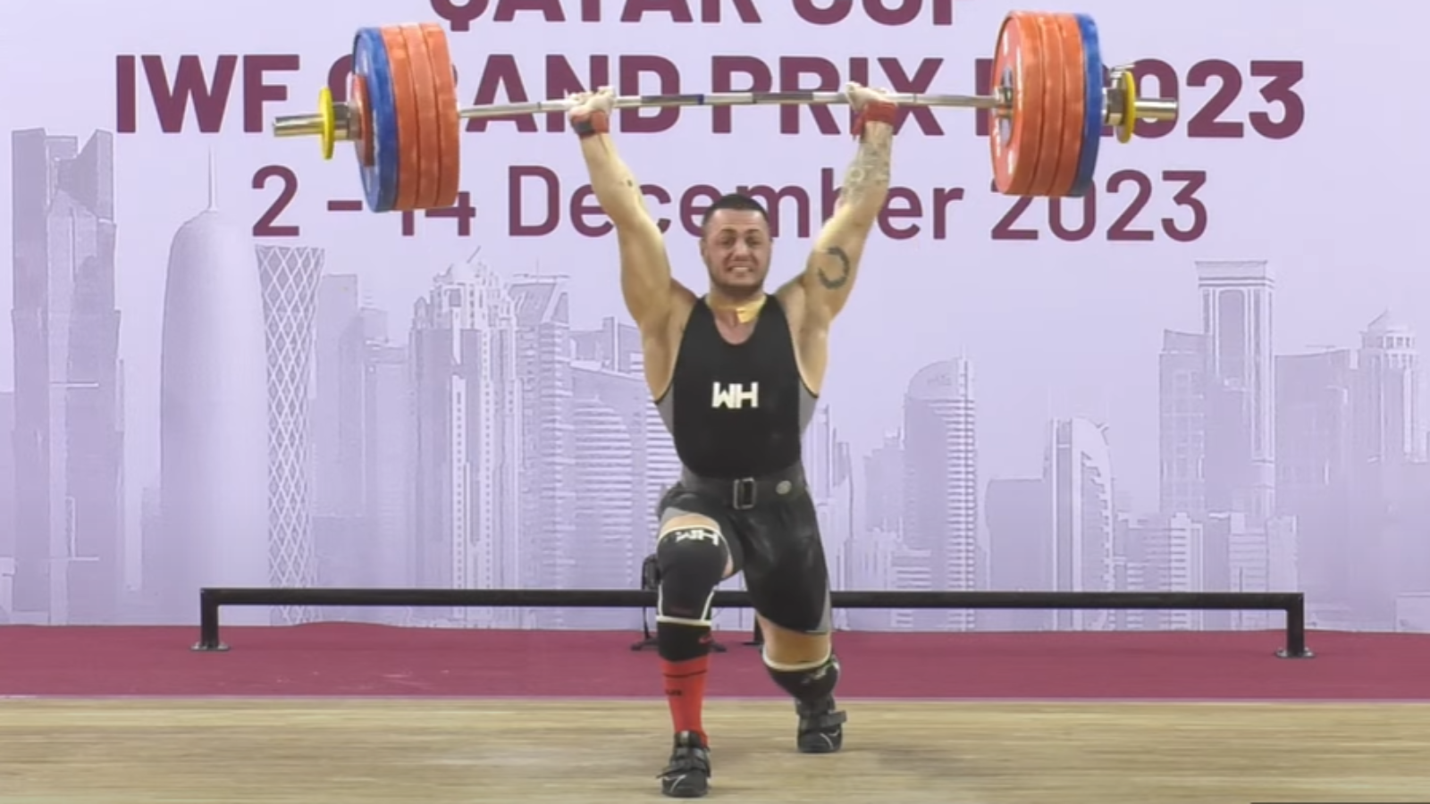 Weightlifter Karlos Nasar (89KG) Sets 223KG (491.6-Pound) World Record Clean & Jerk