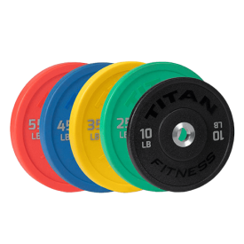 Titan Fitness LB Color Urethane Bumper Plates