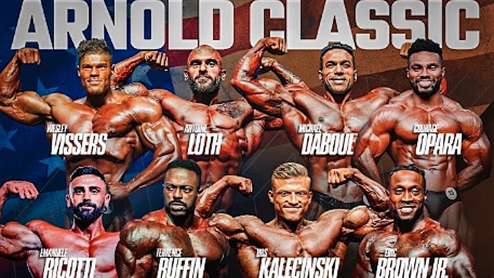 Arnold Classic 2024.Men's Open Bodybuilding Complete Prejudging. Arnold  Classic 2024 Live 