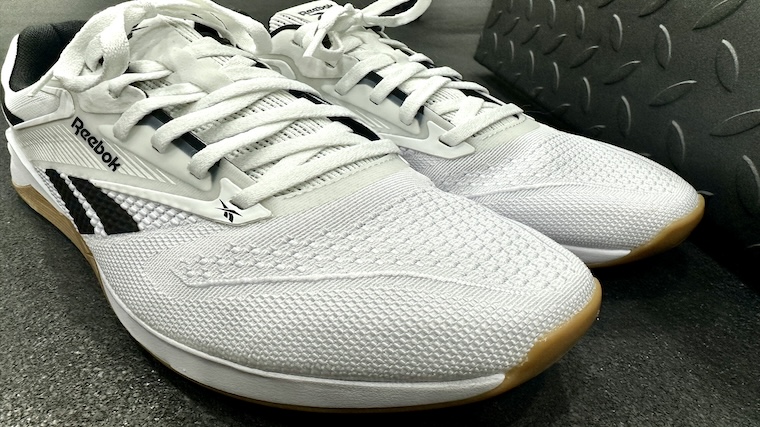 Close up view of the new Flexweave Knit upper of the Reebok Nano X4s