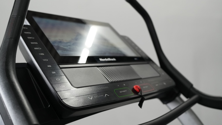 A close up view of the NordicTrack Commercial X22i console.