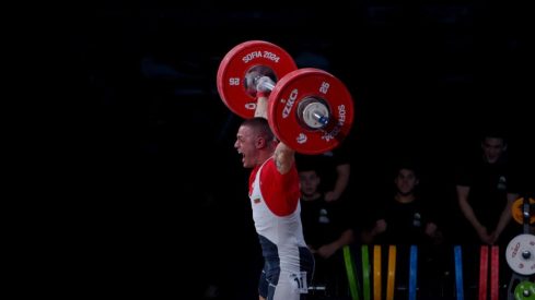 Karlos Nasar (89KG) Sets 176KG Junior World Record Snatch at 2024 European Weightlifting Championships