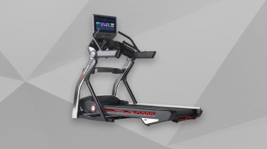 A stylized image showcasing the Bowflex Treadmill 22.