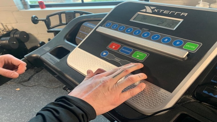 XTERRA Fitness TR150 Treadmill console