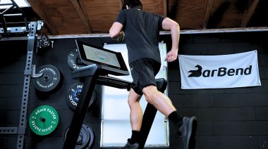 A person doing treadmill workouts for weight loss.