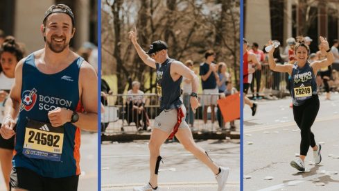 Matt O’Keefe, Sammy Moniz, and Cooper Marsh Complete Boston Marathon, Raise Thousands for One Summit and Boston Scores