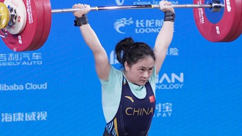 Luo Shifang (59KG) Sets a New Total World Record of 248 Kilograms at the 2024 IWF World Cup