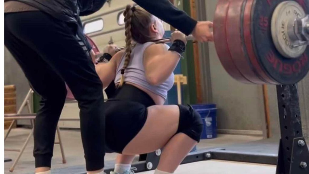ICYMI: 3X Bodyweight Squat by Weightlifter Miranda Ulrey — 396 Pounds at 130 Pounds