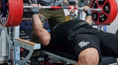 Zahir Khudayarov (125KG) Matches Second-Heaviest Ever Raw Bench Press of 287.5 Kilograms (633.8 Pounds) In Training