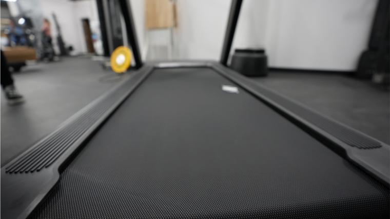 The cushioned belt deck of the NordicTrack Commercial 1750.