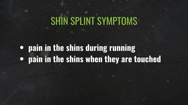 Shin splint symptoms