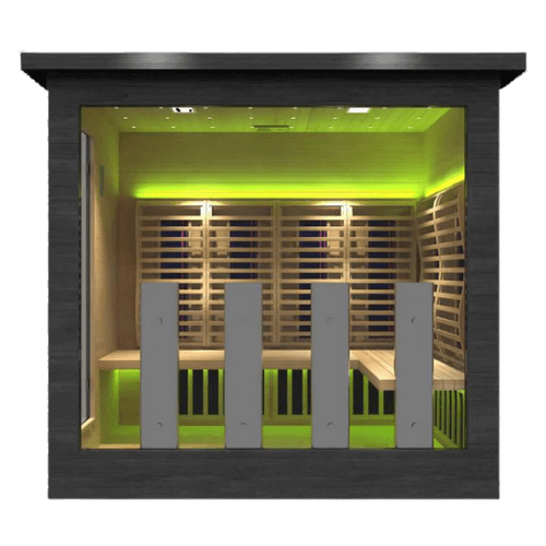 Sun Home Luminar Outdoor 5-Person Infrared Sauna
