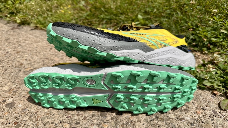 Brooks Caldera 7 TrailTack rubber outsole