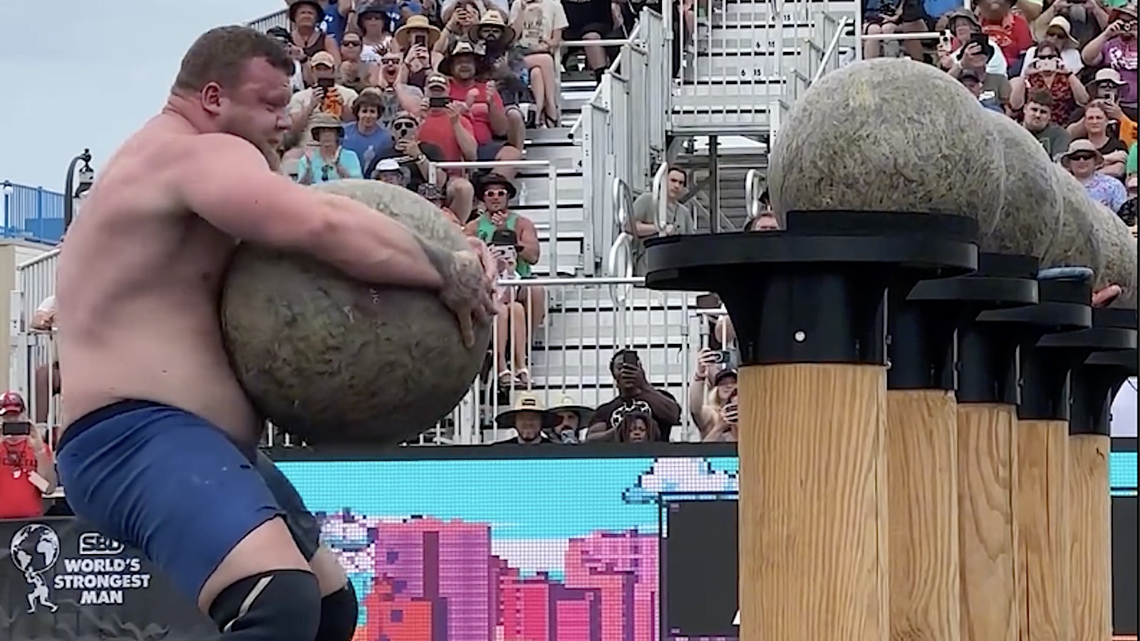 2024 World’s Strongest Man Finals Occasion 6 "Atlas Stones"