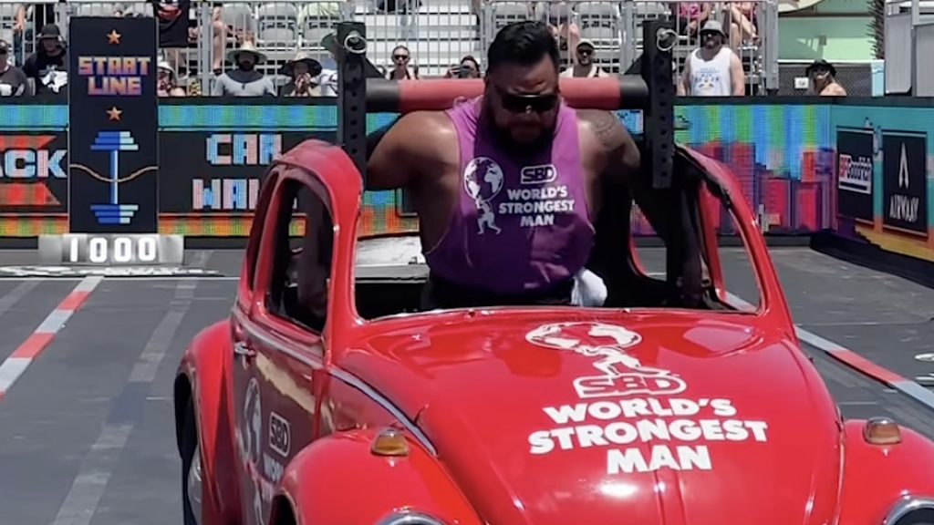 2024 World’s Strongest Man Event Five “Car Walk” Results