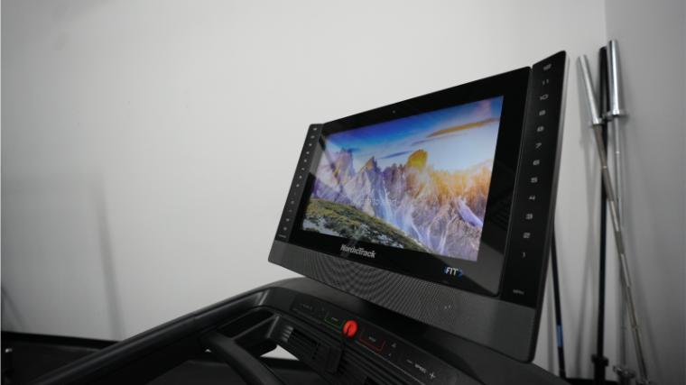 The 22-inch touchscreen on the NordicTrack Commercial 2450.