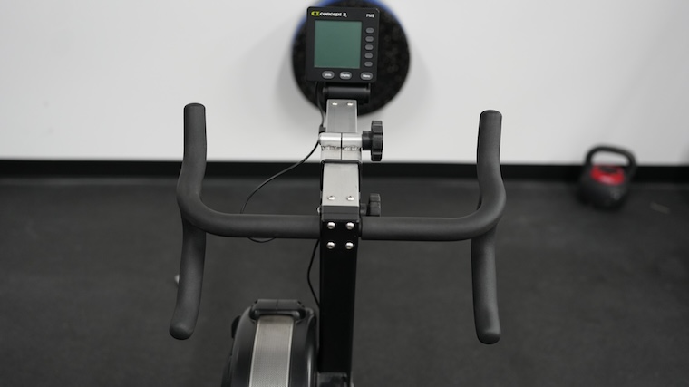 Concept2 BikeErg handlebars and center LCD display