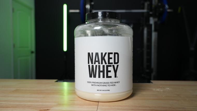 Naked Whey Protein tub