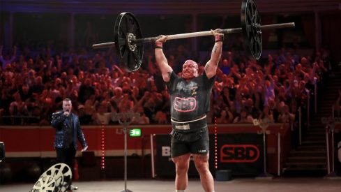 Mitchell Hooper Breaks Axle Press World Record With 218 Kilograms (480 Pounds)