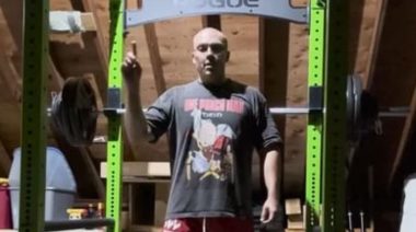 Anthony Fantano Squat Rack Workout