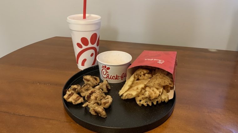 A Grilled Chicken Nuggets meal from Chick-Fil-A.