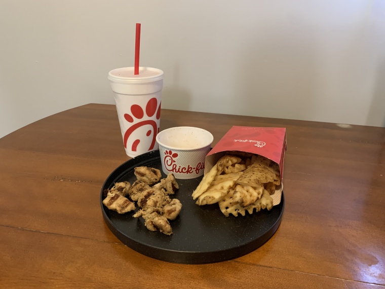 A Grilled Chicken Nuggets meal from Chick-Fil-A.