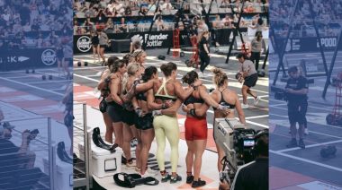 Women athletes at the 2024 CrossFit Games.