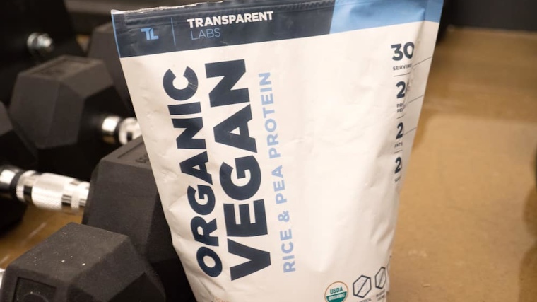 Transparent Labs Vegan Rice and Pea Protein