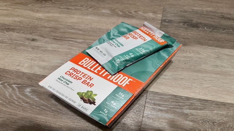 Bulletproof Protein Crisp Bar with packaging