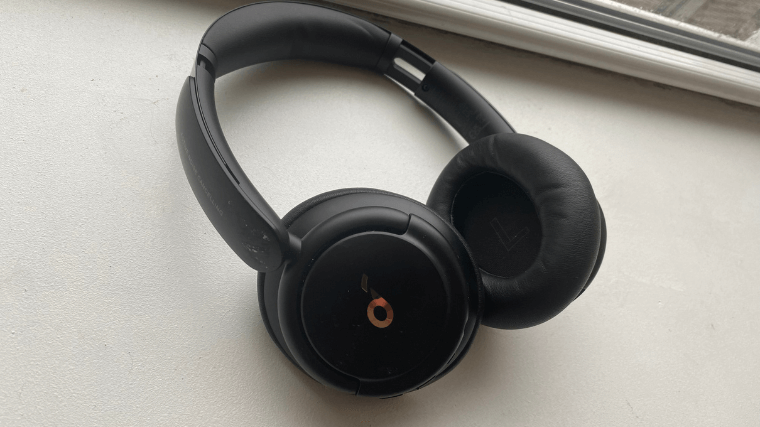 A pair of Soundcore Q30 over-ear headphones