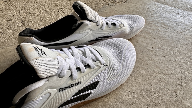 The upgraded Flexweave upper of the Reebok Nano X4