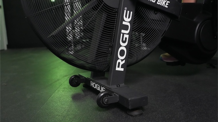 Rogue Echo Air Bike front transport wheels