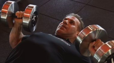 Jay Cutler Dumbbell Bench Press