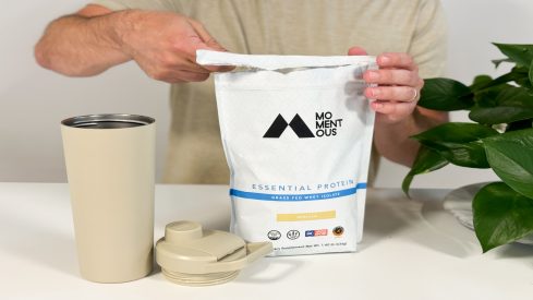 Momentous Grass-Fed Whey Protein Isolate Review (2024): An Expert-Tested Protein That’s Easy on the Stomach, Hard on the Wallet