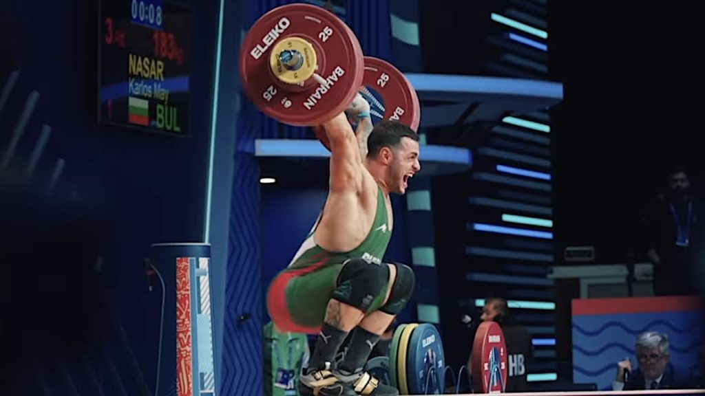 Karlos Nasar (89KG) Sets Snatch and Total World Records at 2024 IWF World Championships