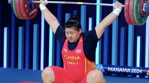 Yan Li (+87KG) Demolished The Previous Snatch World Record at 2024 IWF World Championships