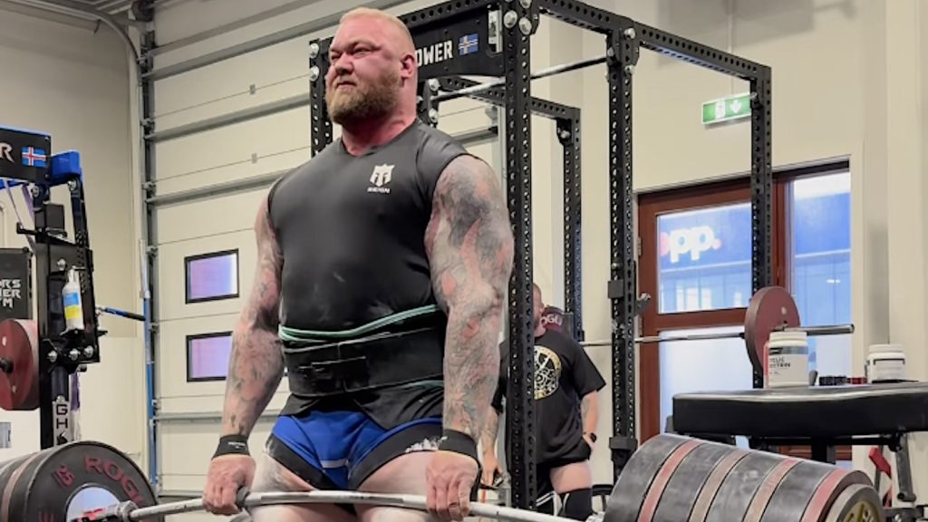 Hafthor Björnsson Deadlifts 470 Kilograms During 2025 Arnold Strongman Classic Prep