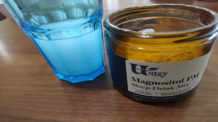 A blended serving of Utzy Magnositol PM