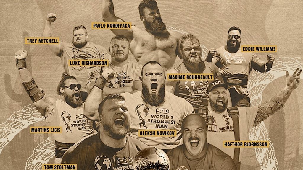 2025 World’s Strongest Man Events and Roster