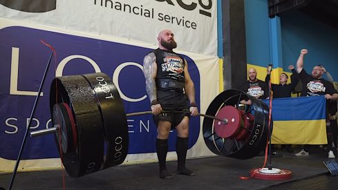 ICYMI: Oleksii Novikov Partial Deadlifts 550-Kilogram World Record
