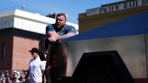 2025 World’s Strongest Man Titan’s Toss Results