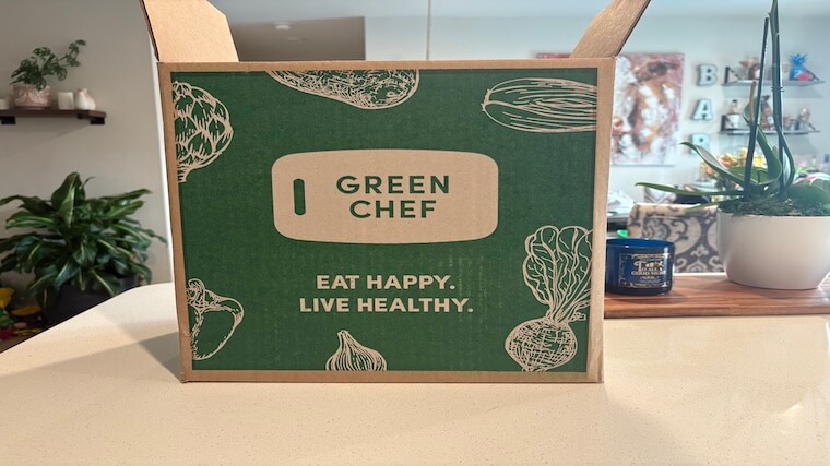 Green Chef meal delivery service packaging
