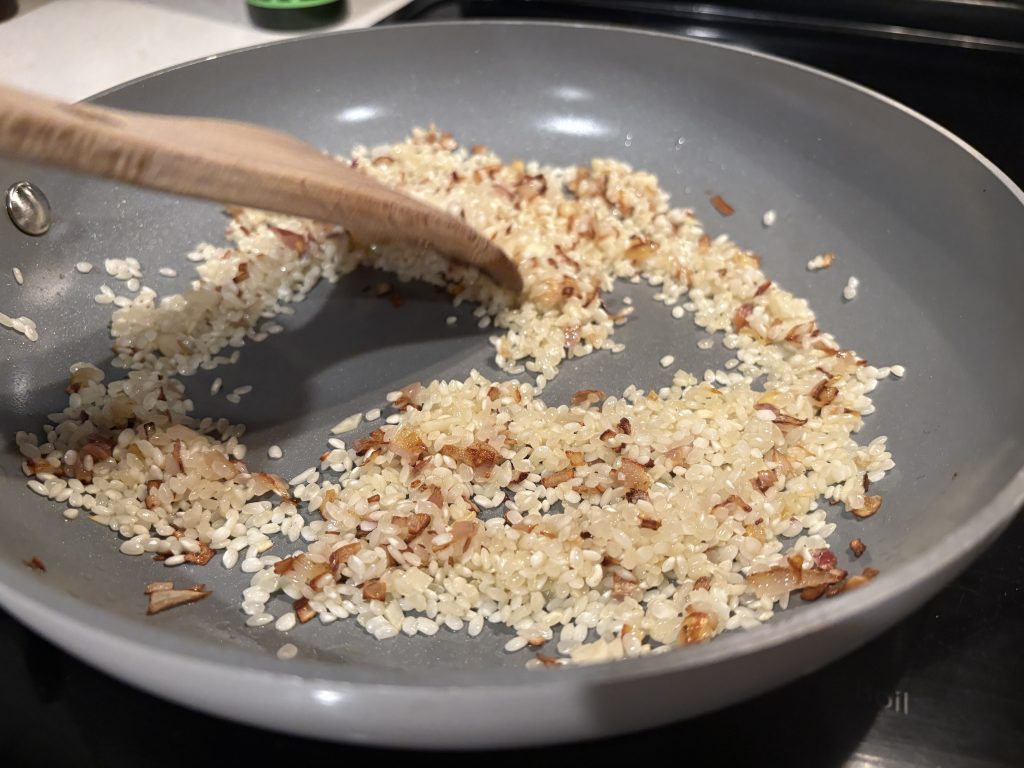 green chef risotto cooking