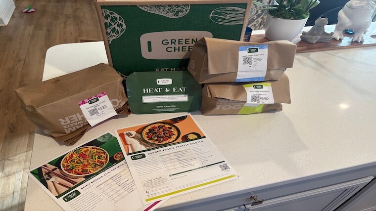 A week's worth of Green Chef meals
