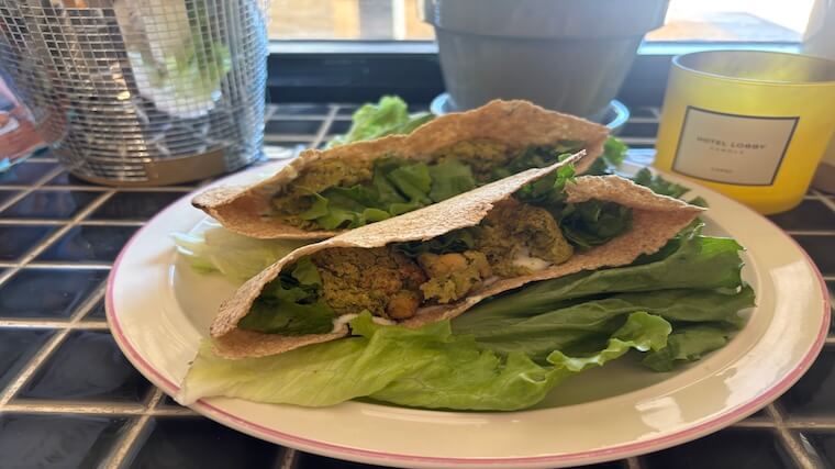 Our tester's prepared Hungryroot lunch order