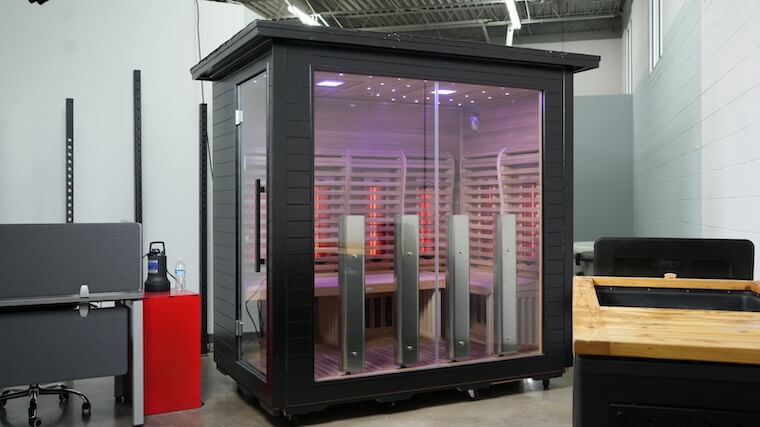 The Sun Home Luminar 5-Person Outdoor Infrared Sauna
