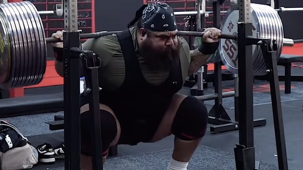 Jesus Olivares (+120KG) Eyes Even Heavier IPF Squat Record with 440- and 455-Kilogram Singles in Training